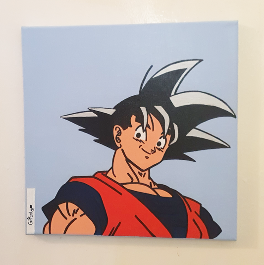 HANDPAINTED GOKU CANVAS